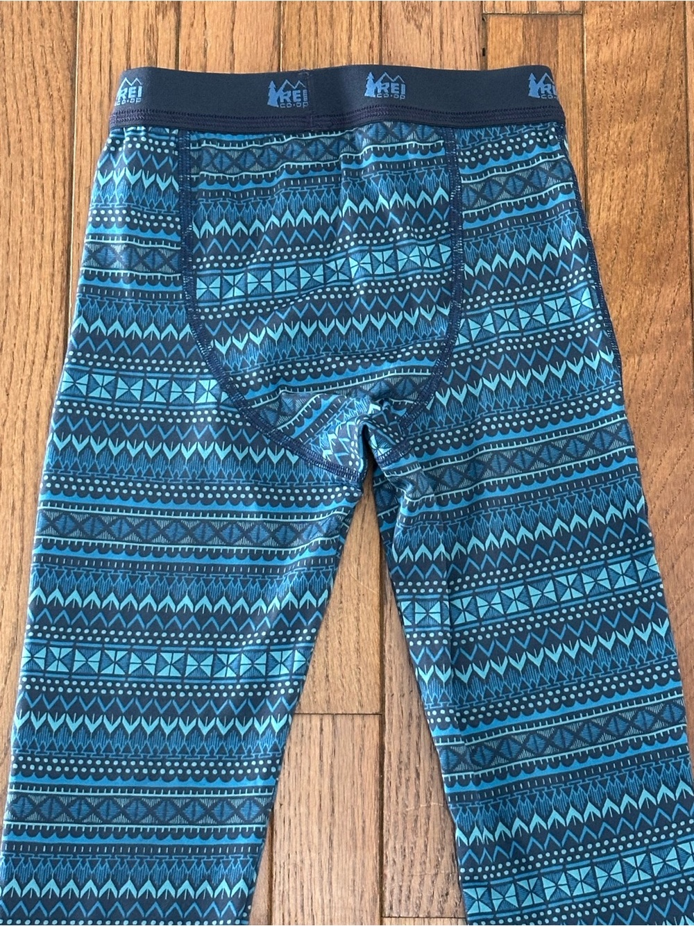 REI blue Patterned thermal Cozy Stretch Bottoms - Picture 6 of 6